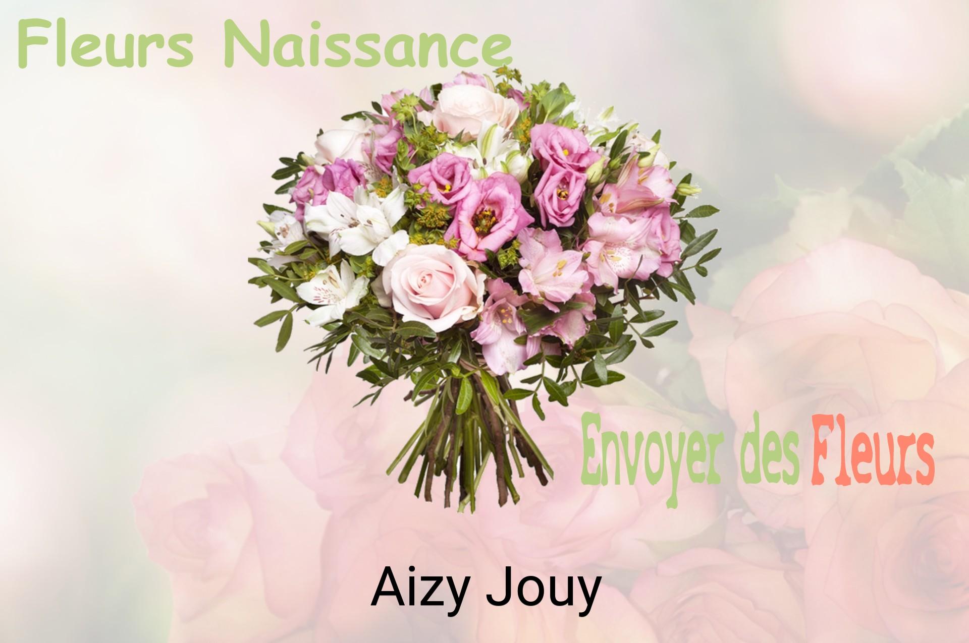 Bouquet de fleurs de naissance livré à Aizy-Jouy